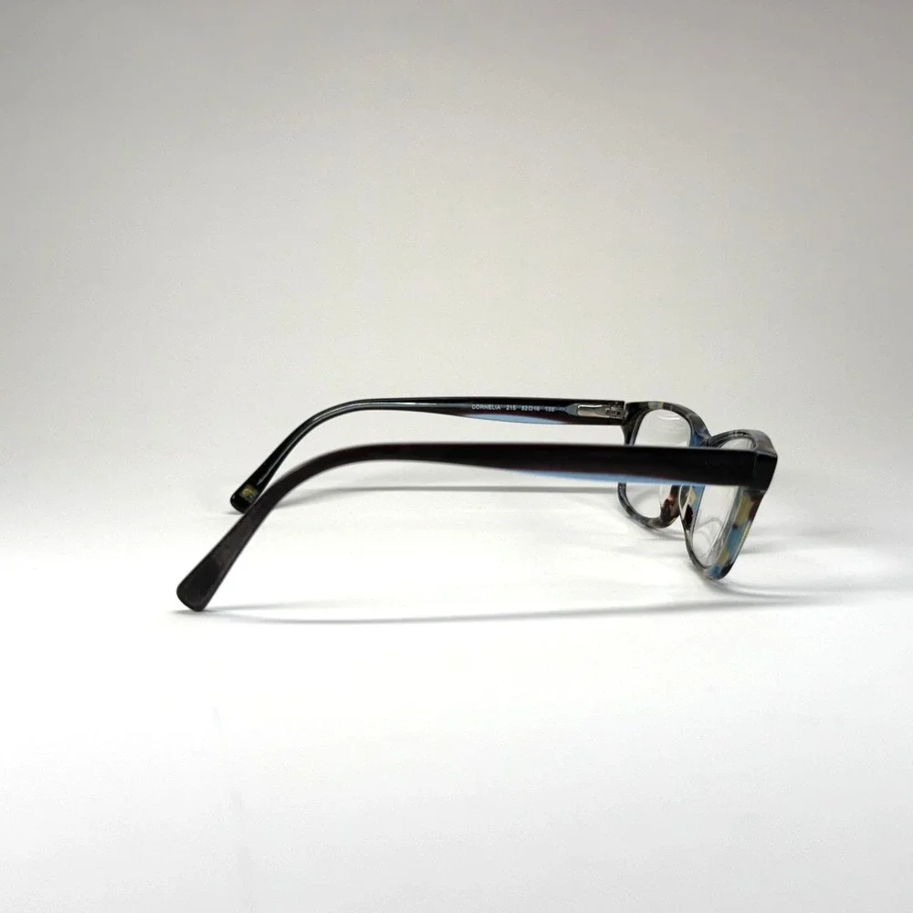 Marchon Downtown Cornelia 215 Eyeglasses Frame Only 52-16-135 Blue Tortoise Med‎
